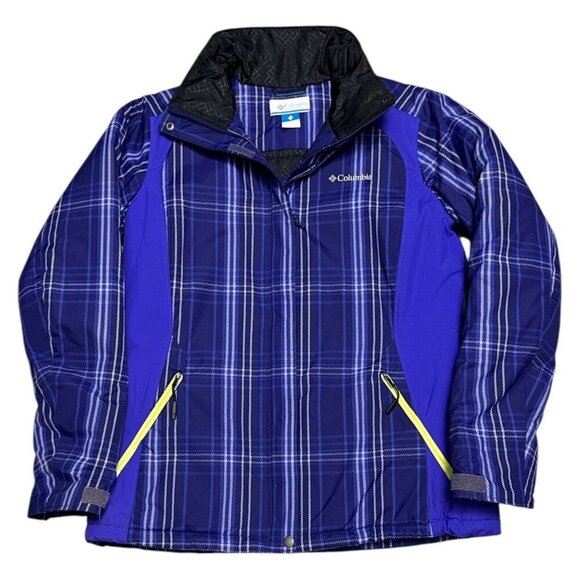 Columbia Waterproof Winter Ski Snowboard Purple Insulated Jacket Womens Large - Picture 1 of 6